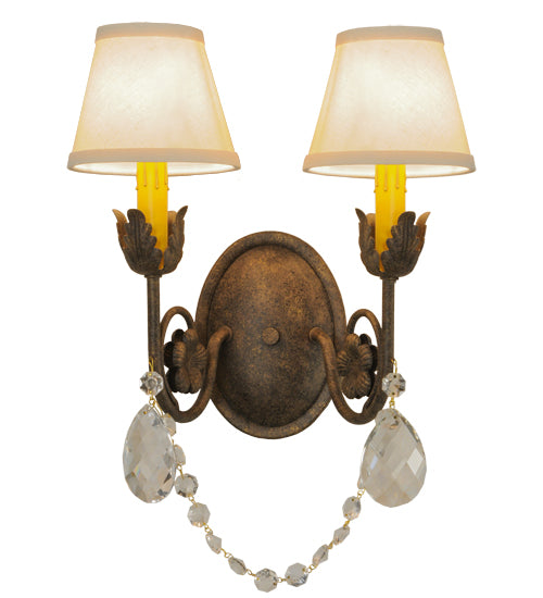 Meyda Tiffany Antonia 150959 Wall Light - Antique