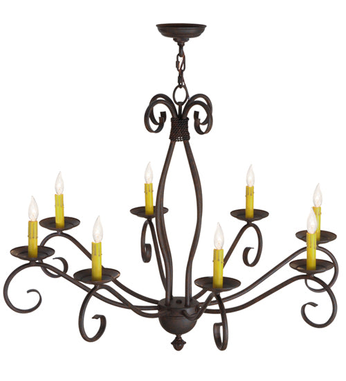 Meyda Tiffany Sienna 151019 Chandelier Light - Timeless Bronze