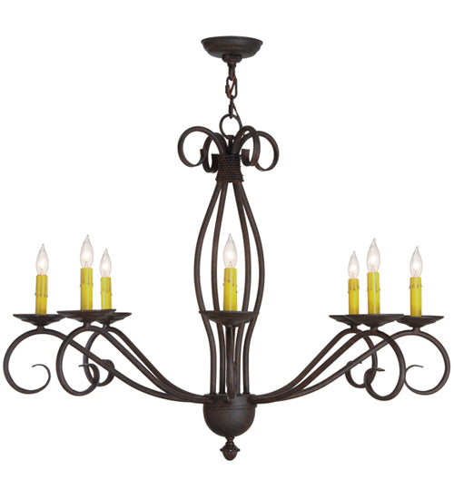 Meyda Tiffany Sienna 151019 Chandelier Light - Timeless Bronze