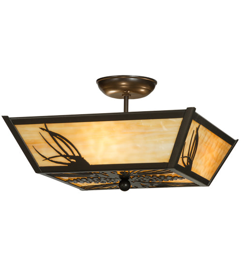 Meyda Tiffany Mountain Pine 151038 Ceiling Light - Timeless Bronze