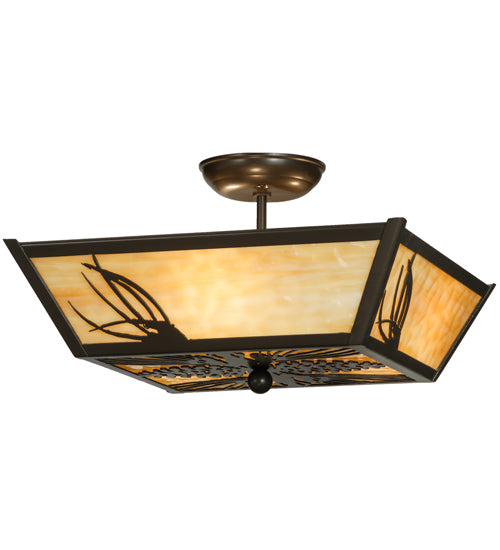 Meyda Tiffany Mountain Pine 151038 Ceiling Light - Timeless Bronze