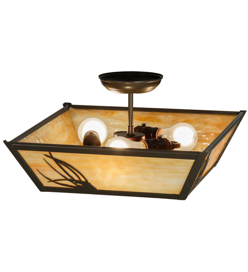 Meyda Tiffany Mountain Pine 151038 Ceiling Light - Timeless Bronze