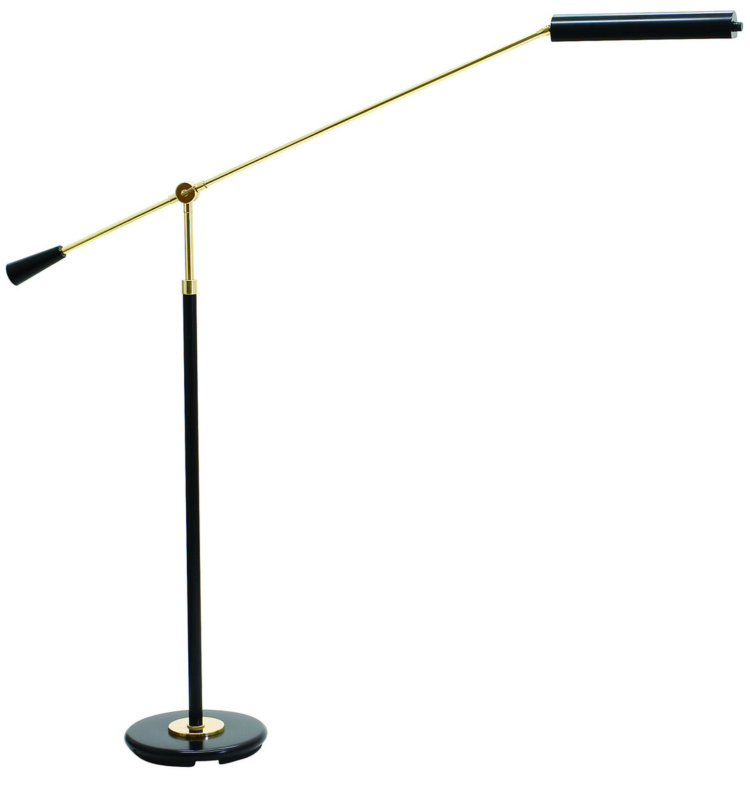 House Of Troy Lighting PFL-617  Grand Piano Lamp Black & Brass