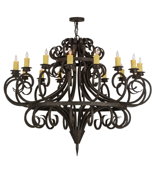 Meyda Tiffany Symen 151204 Chandelier Light - Coffee Bean