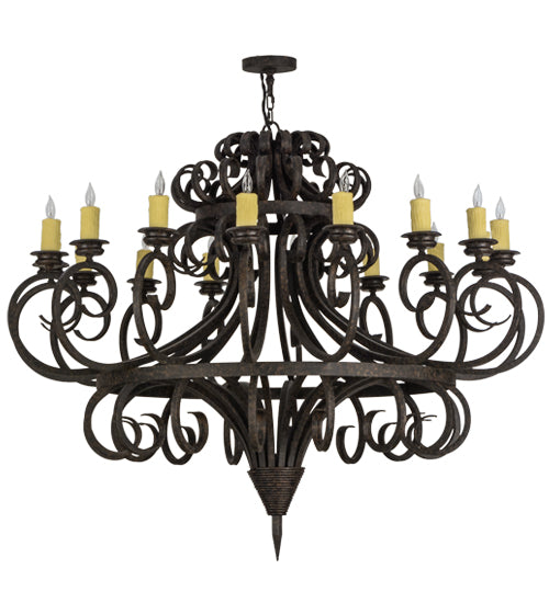 Meyda Tiffany Symen 151204 Chandelier Light - Coffee Bean
