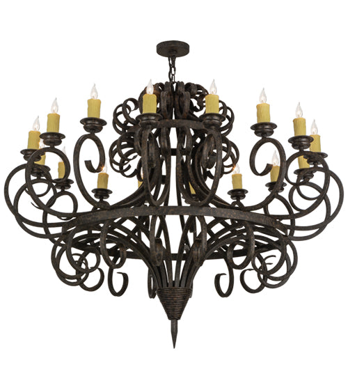 Meyda Tiffany Symen 151204 Chandelier Light - Coffee Bean