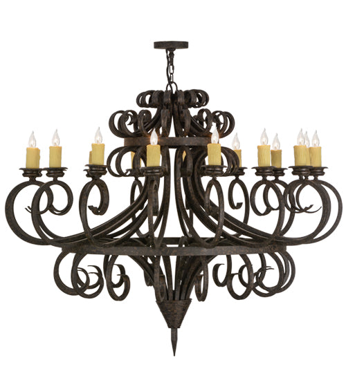 Meyda Tiffany Symen 151204 Chandelier Light - Coffee Bean