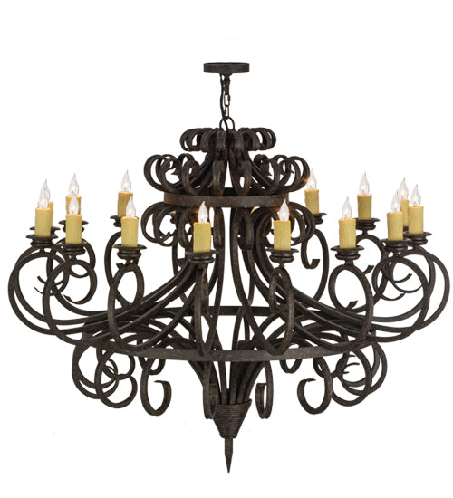 Meyda Tiffany Symen 151204 Chandelier Light - Coffee Bean