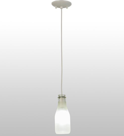 Meyda Tiffany Milk Bottle 151223 Pendant Light - Nickel