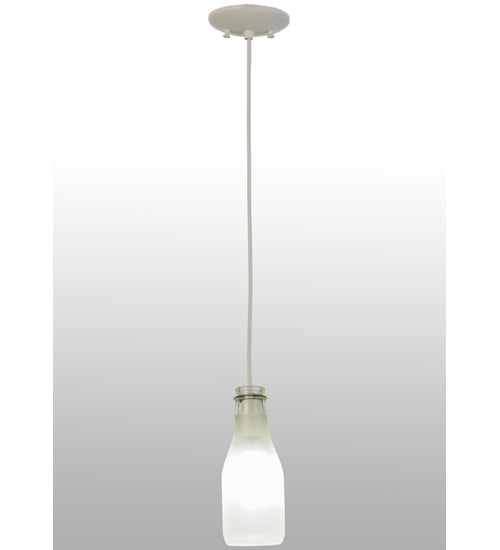 Meyda Tiffany Milk Bottle 151223 Pendant Light - Nickel