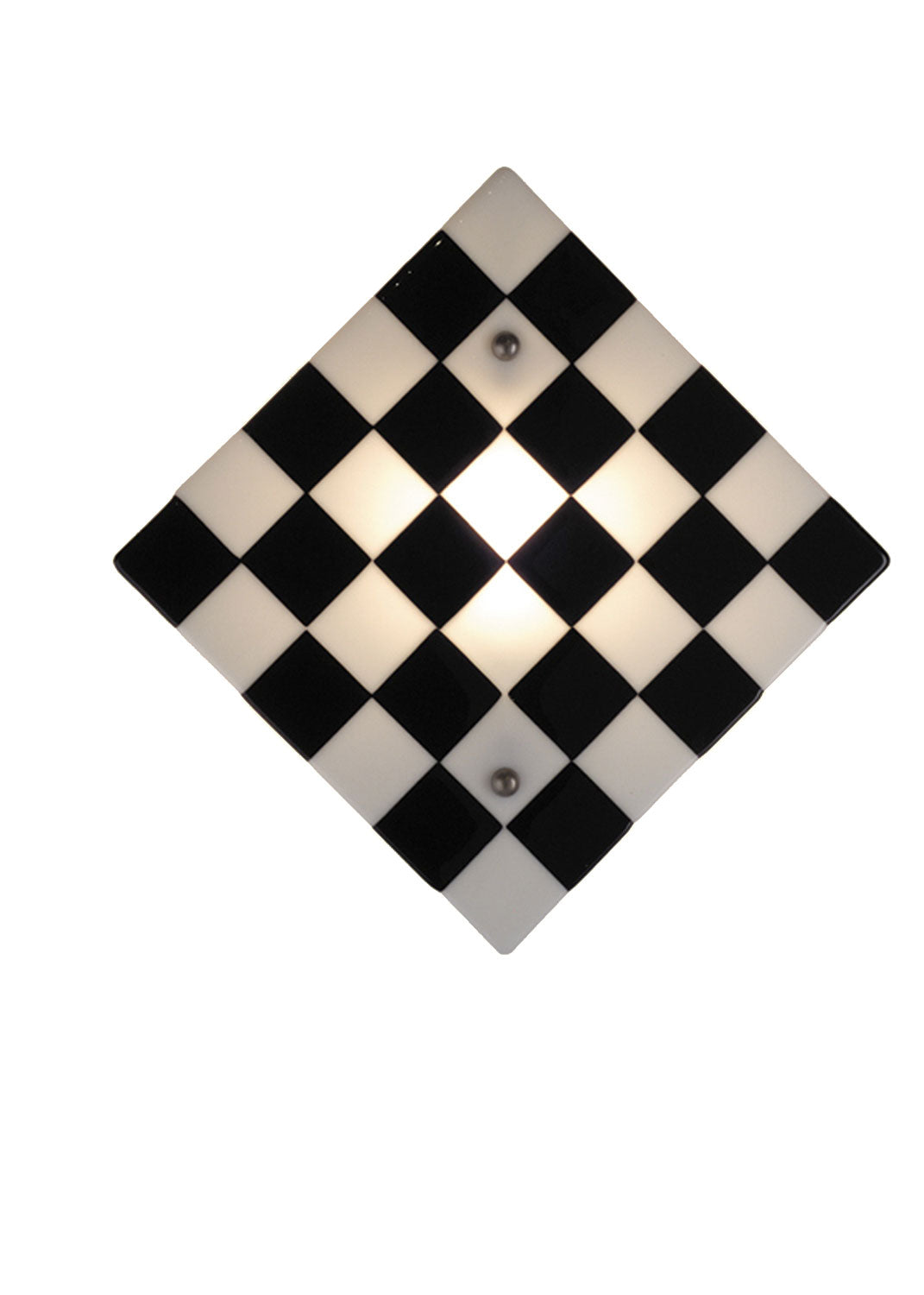 Meyda Tiffany Metro Fusion 82472 Wall Light - Black/White Checker