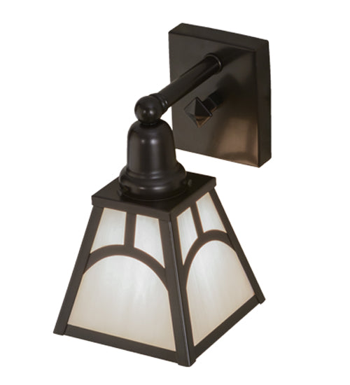 Meyda Tiffany Mission 151261 Wall Light - Craftsman Brown