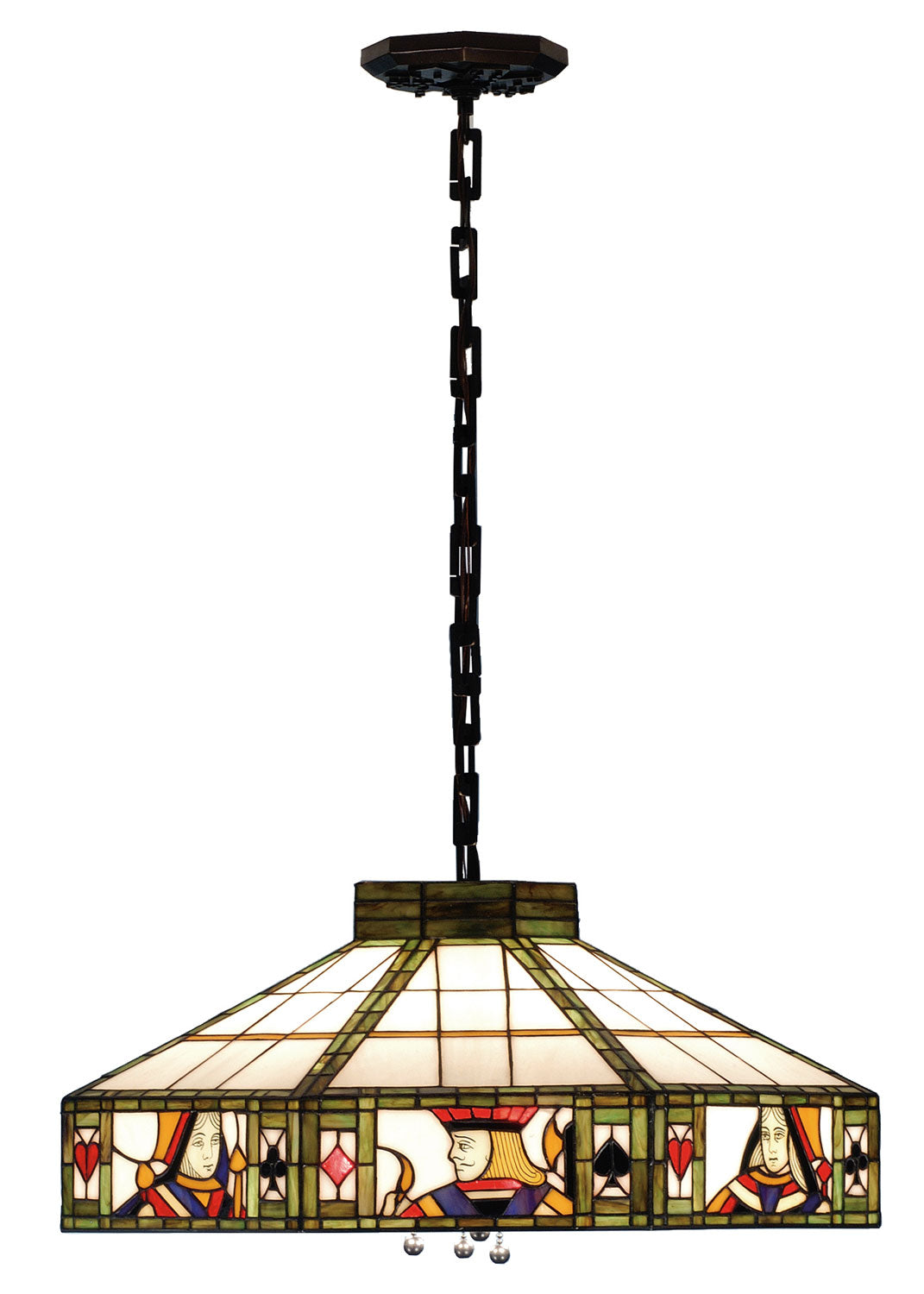 Meyda Tiffany Poker Face 82117 Pendant Light - Mahogany Bronze