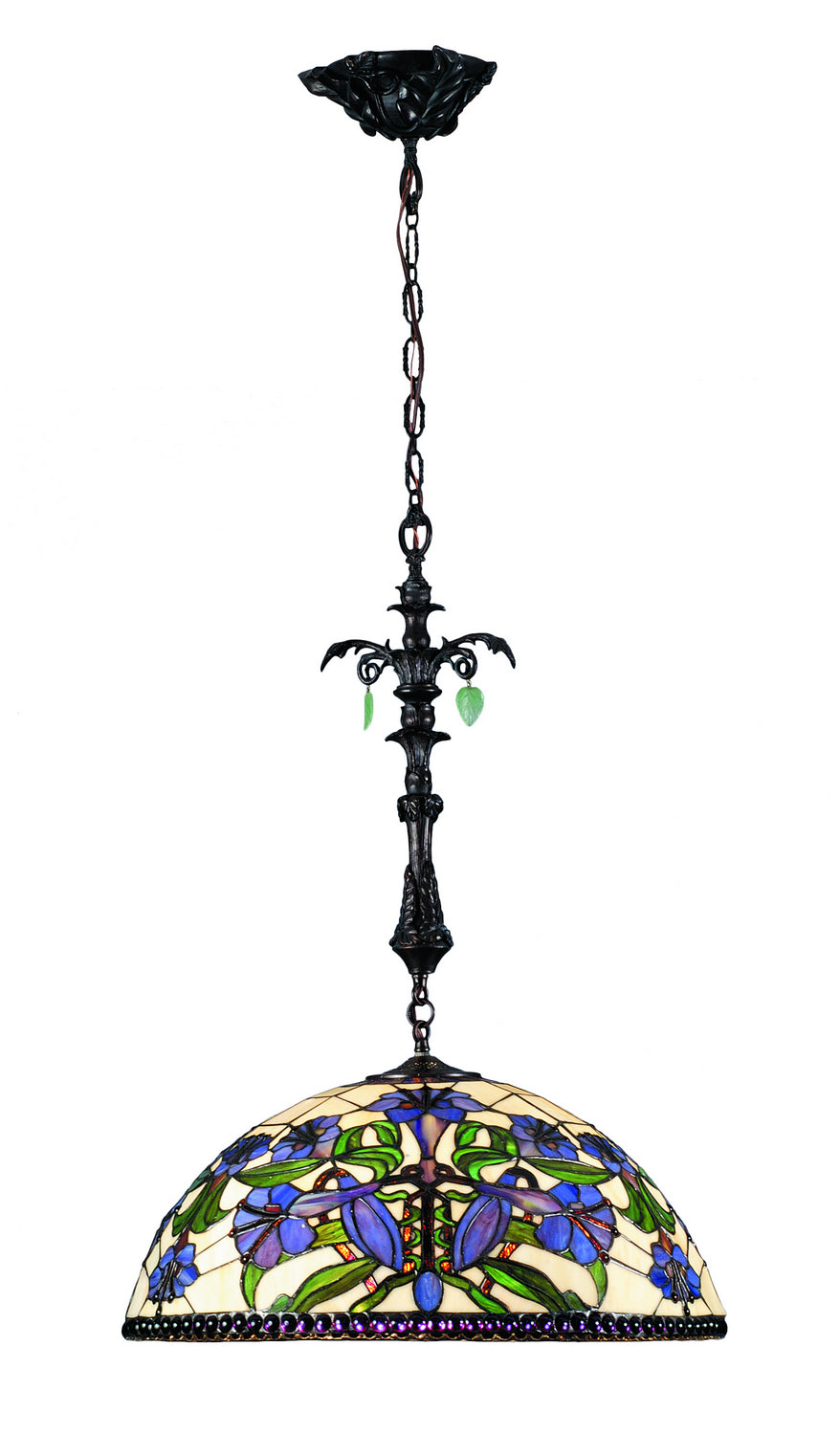 Meyda Tiffany Nouveau Lily 82121 Pendant Light - Antique