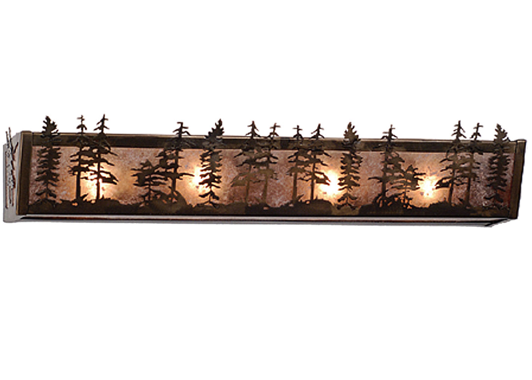 Meyda Tiffany Tall Pines 82132 Bath Vanity Light 30 in. wide - Antique Copper