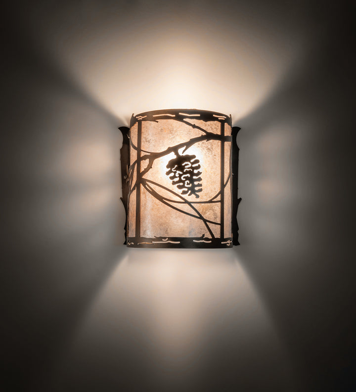 Meyda Tiffany Whispering Pines 82134 Wall Light - Antique Copper