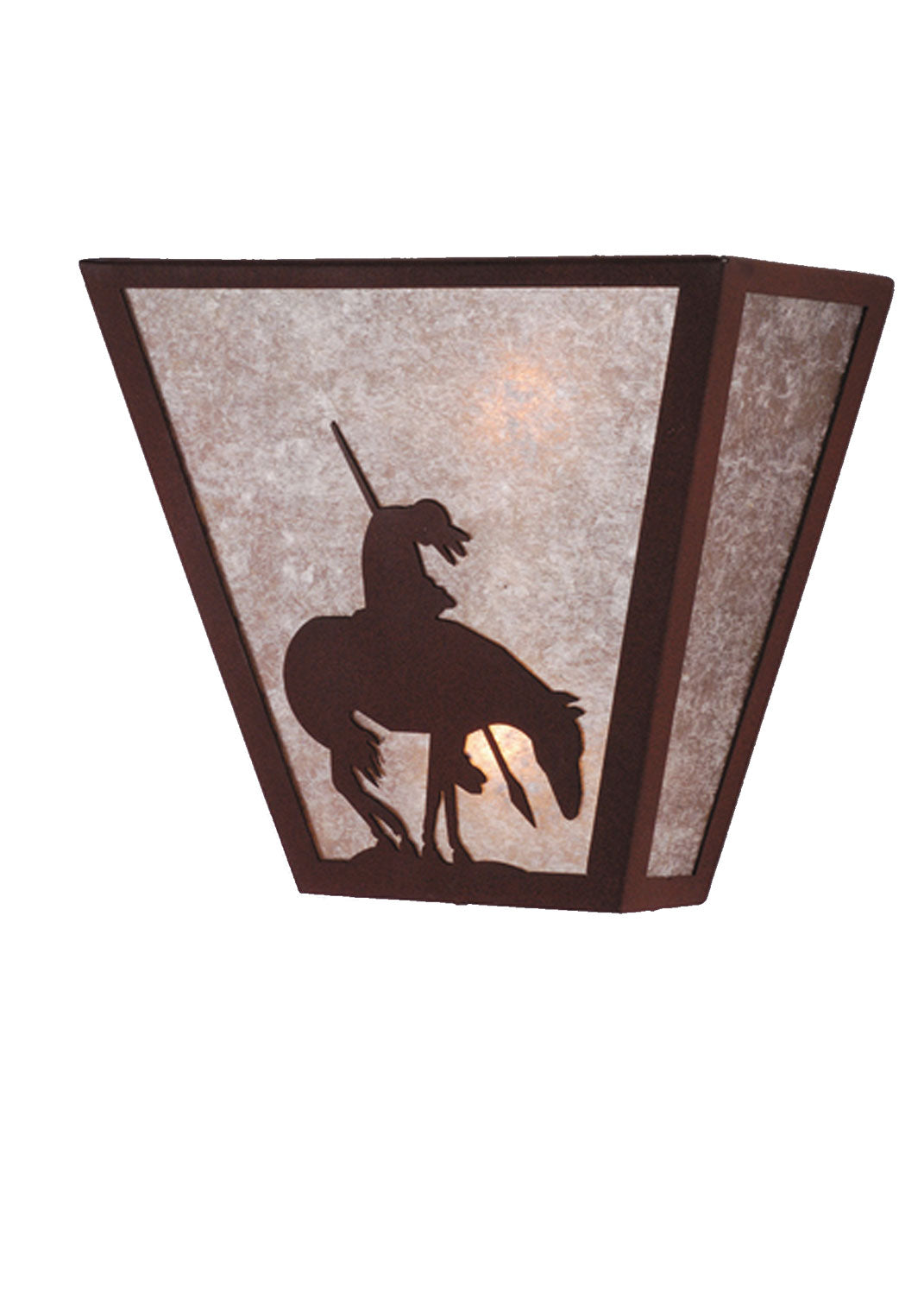 Meyda Tiffany Trails End 82335 Wall Light - Red Rust