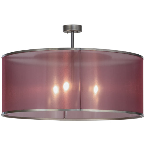 Meyda Tiffany Cilindro 151325 Pendant Light - Nickel