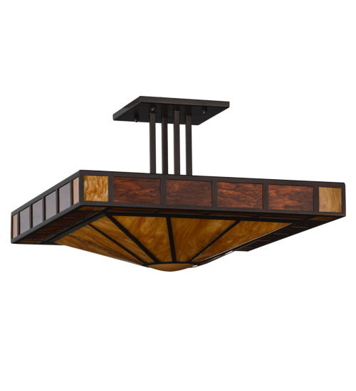 Meyda Tiffany Zuvan 151363 Ceiling Light - Mahogany Bronze