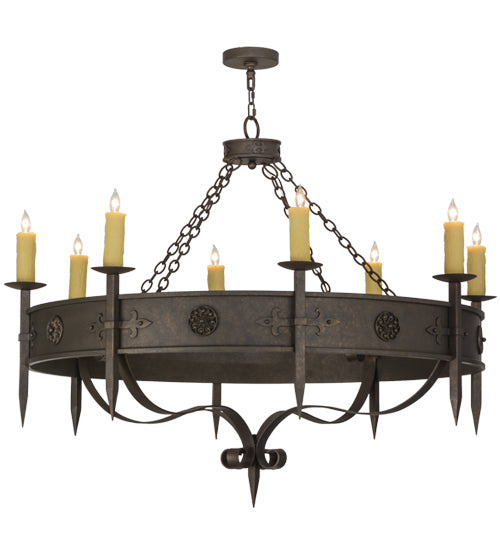 Meyda Tiffany Calandra 151522 Chandelier Light - Rust
