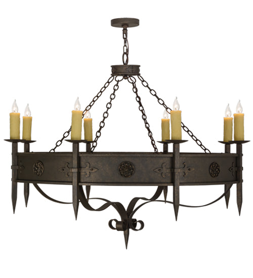 Meyda Tiffany Calandra 151522 Chandelier Light - Rust