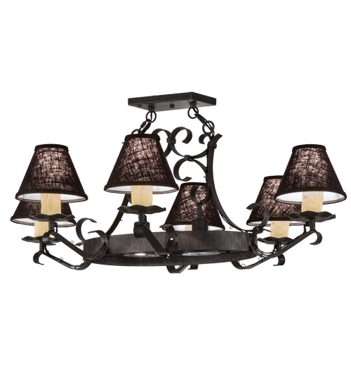 Meyda Tiffany Handforged 151539 Pendant Light - Rust