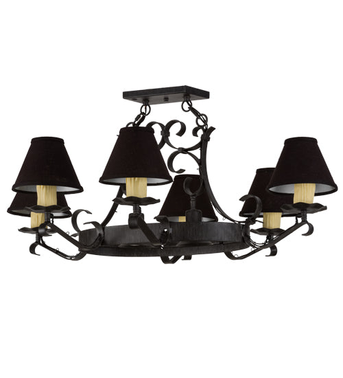 Meyda Tiffany Handforged 151539 Pendant Light - Rust
