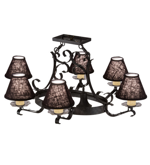 Meyda Tiffany Handforged 151539 Pendant Light - Rust