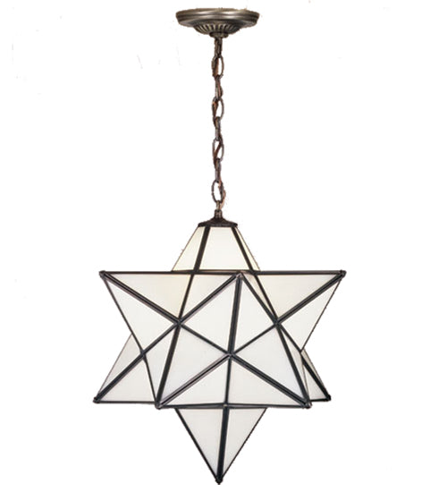 Meyda Tiffany Moravian Star 15154 Pendant Light - Antique