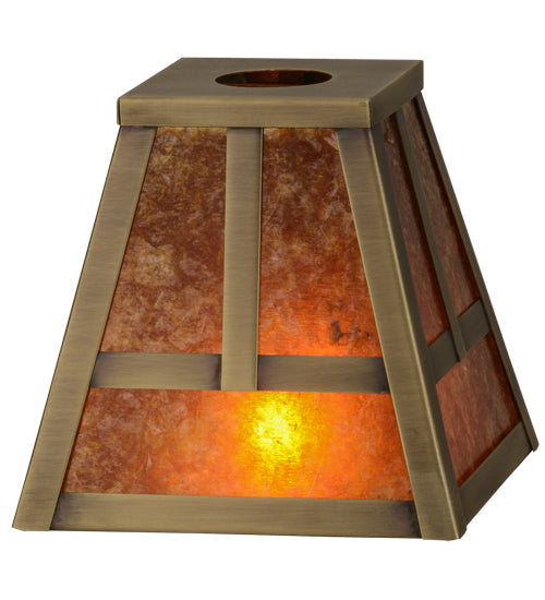 Meyda Tiffany Lighting 151718 Stillwater Shade Lamp Shade Bronze / Dark