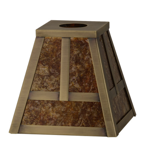 Meyda Tiffany Lighting 151718 Stillwater Shade Lamp Shade Bronze / Dark