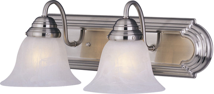 Maxim Essentials - 801x 8012MRSN Bath Vanity Light 18 in. wide - Satin Nickel