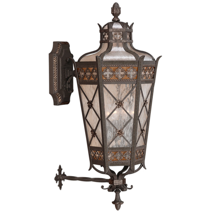 Fine Art Lighting 403681ST Chateau Outdoor Four Light Outdoor Wall Mount Outdoor Bronze / Dark