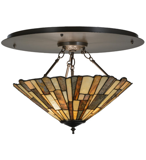 Meyda Tiffany Delta 151905 Ceiling Light - Timeless Bronze