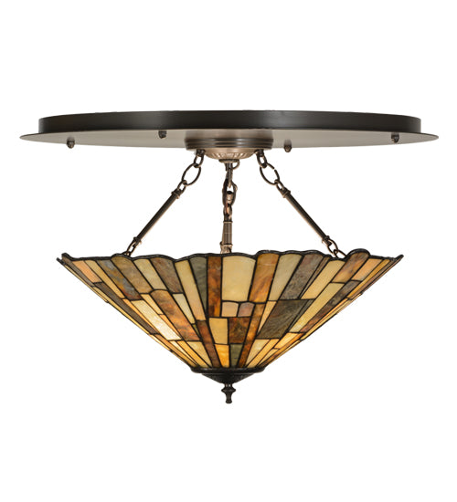 Meyda Tiffany Delta 151905 Ceiling Light - Timeless Bronze
