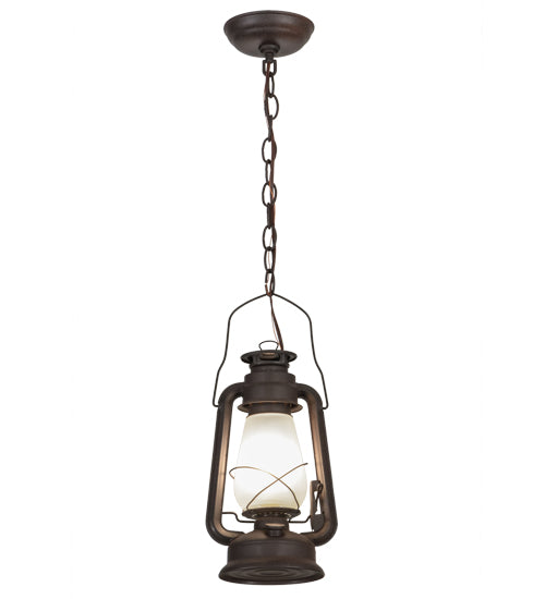 Meyda Tiffany Miners Lantern 151907 Pendant Light - Rust