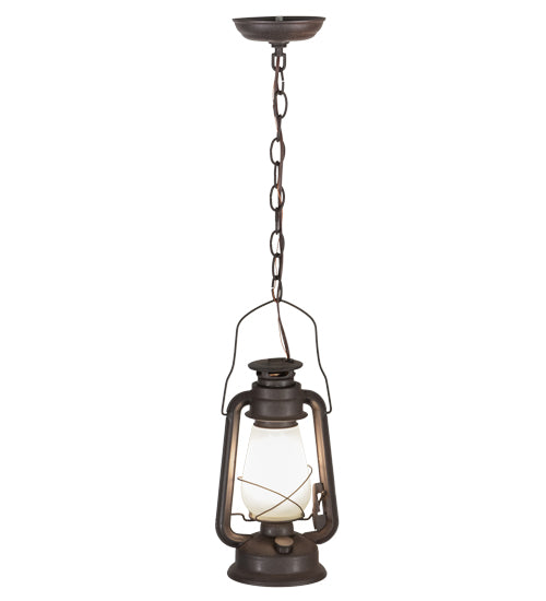 Meyda Tiffany Miners Lantern 151907 Pendant Light - Rust