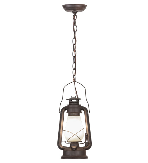 Meyda Tiffany Miners Lantern 151907 Pendant Light - Rust