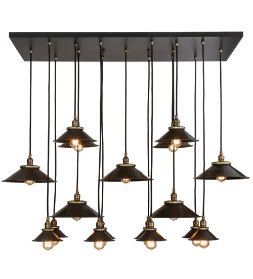 Meyda Tiffany Revival 151910 Pendant Light - Timeless Bronze, Antique Brass
