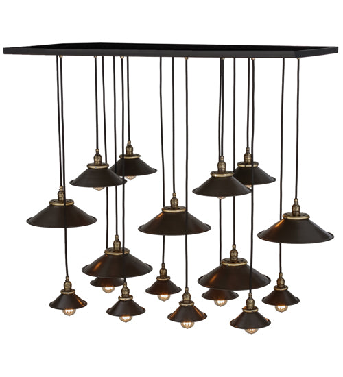 Meyda Tiffany Revival 151910 Pendant Light - Timeless Bronze, Antique Brass