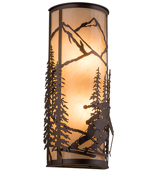 Meyda Tiffany Alpine 151915 Wall Light - Mahogany Bronze