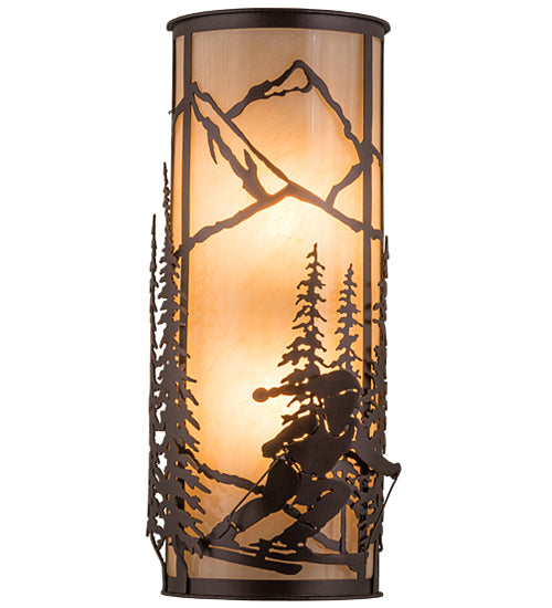 Meyda Tiffany Alpine 151915 Wall Light - Mahogany Bronze