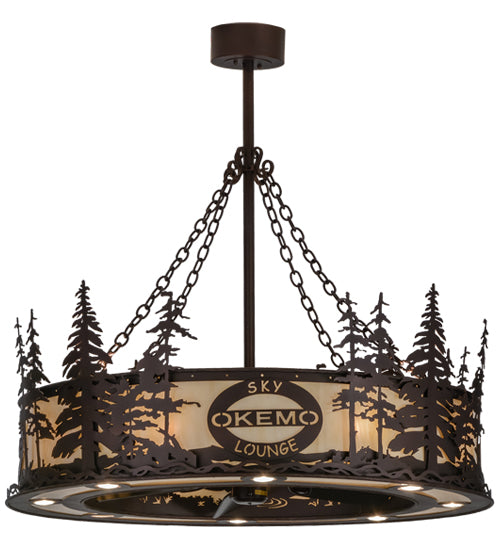 Meyda Tiffany Personalized 151925 Chandelier Light - Mahogany Bronze