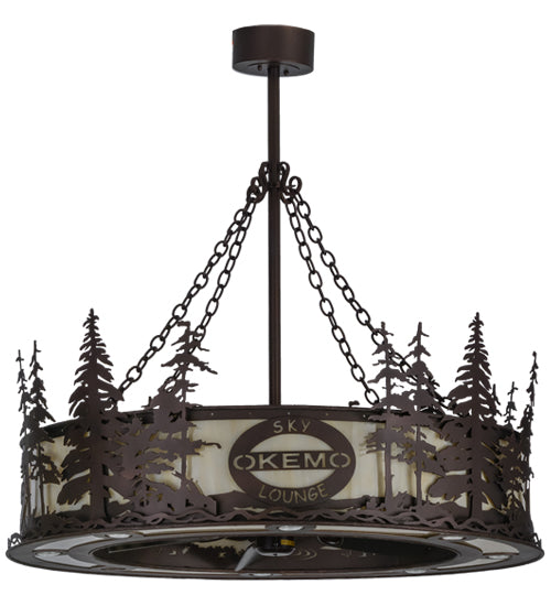 Meyda Tiffany Personalized 151925 Chandelier Light - Mahogany Bronze