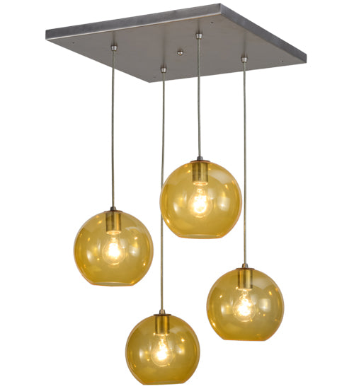 Meyda Tiffany Bola 151952 Pendant Light - Brushed Nickel