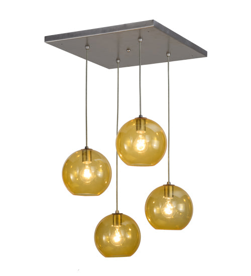Meyda Tiffany Bola 151952 Pendant Light - Brushed Nickel