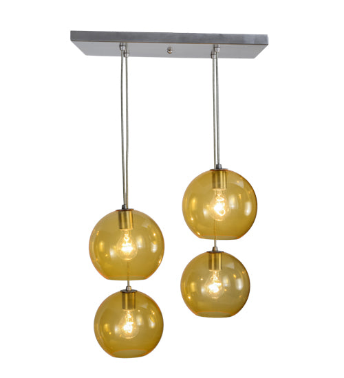 Meyda Tiffany Bola 151952 Pendant Light - Brushed Nickel
