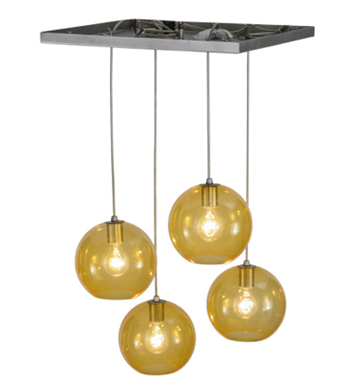 Meyda Tiffany Bola 151952 Pendant Light - Brushed Nickel