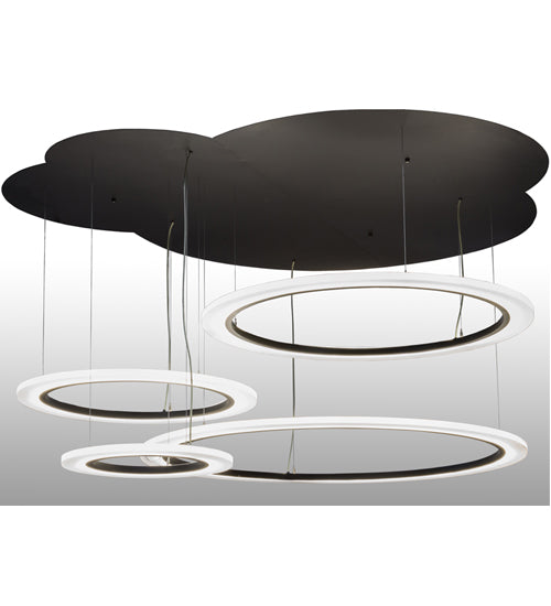 Meyda Tiffany Lighting 152053 Anillo Led Pendant Decor Black