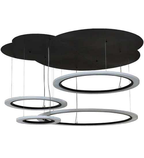 Meyda Tiffany Lighting 152053 Anillo Led Pendant Decor Black